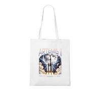 Venus Style Artemis II Moon Launch 2026 Vintage Space Rocket Cosmic Exploration Tote Bag Tote Bag White