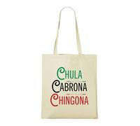 Venus Style Chingona Cabrona Y Chula Latina Empowerment Sassy Chicana Pride Tote Bag Natural