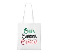 Venus Style Chingona Cabrona Y Chula Latina Empowerment Sassy Chicana Pride Tote Bag White