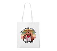 Venus Style Funny Holiday Gag Gift Retro Sunset Graphic Big Present Joke Tote Bag White