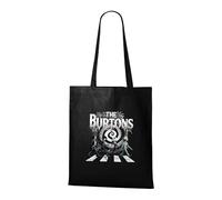 Venus Style Gothic Spooky Squad Crosswalk Parody Halloween Creepy Characters Tote Bag Tote Bag Black