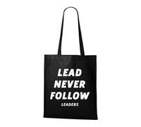 Venus Style Lead Never Follow Leaders Chief Customizable Template Tote Bag Tote Bag Black