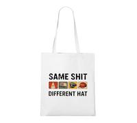 Venus Style Political Satire Vintage Protest Art Historical Commentary Four Panel Distressed Retro Tote Bag White
