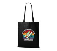 Venus Style Retro 80s 90s Cassette Tape Pencil Nostalgia Vintage Mixtape Ich War Dabei Tote Bag Black