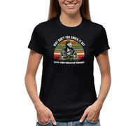 Venus Style Sergeant Oddball why Don't You Knock it Off with Them Negative Waves Sutherland as Women's Black T-Shirt Size XL