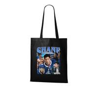 Venus Style Shane Hollander 24 Vintage 90s Hockey Player Retro Tribute Graphic Tote Bag Tote Bag Black