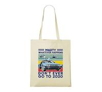 Venus Style Whatever Happens Don't Go To 2020 Retro 80s Vintage Sci-Fi Funny Meme Tote Bag Tote Bag Natural