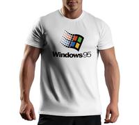 Venus Style Windows 95 man Finland Men's White T-Shirt Size M
