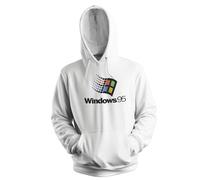 Venus Style windows 95 man finland Unisex White Hoodie Size M