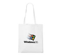 Venus Style Windows 95 Vintage Operating System 90s Computing Pixel Art Nostalgia Tote Tote Bag White