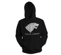 Venus Style Winter Is Coming Wolf Stark house GOT Thrones Unisex Black Hoodie Size M
