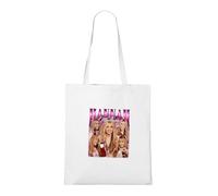 Venus Style Y2K Hannah Montana Pop Star Vintage 2000s Nostalgia Hot Pink Lightning Bootleg Tote Bag White