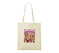 Venus Style Y2K Hannah Montana Pop Star Vintage 2000s Nostalgia Hot Pink Lightning Bootleg Tote Bag Natural