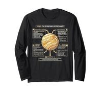 Venus - The Scorching Sister Planet Space Infographic Long Sleeve T-Shirt