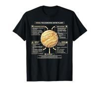 Venus - The Scorching Sister Planet Space Infographic T-Shirt
