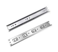 Venus valink 1 Pair 10-20" Stainless Steel Drawer Orbit Slide, Ball Bearing Drawer Orbit Slide Ball Bearing Slides Keyboard Cabinet Cupboard Runners for Furniture Slides Buffer