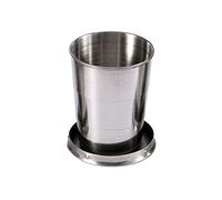 Venus valink 1 Pcs 150ml Portable Stainless Steel Retractable Cups, Travel Telescopic Folding Cup, Outdoor Stackable Collapsible Mug for Camping Hiking Beach Water Containers - 60ml/150ml/250ml