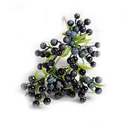 Venus valink Berry Berries Bush Bouquet, Ivy Red Berry Berries Bundle Flower Bouquet Christmas Vine Holly Xmas Festive Fern for Wedding Bouquet Party Decoration Supplies