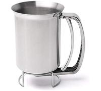 Venus valink Stainless Steel Pancake Batter Dispenser Funnel Cupcake Cooked Puffs Maker, Ice Cream Mix Dispenser Cup Baking Essentials Maker Cooking Tools