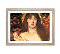 Venus Verticordia By Dante Gabriel Rossetti Classic Painting Framed Print | A4 Oak Framed Wall Art | Ready to Hang | Classic Historical Picture | Living Room Bedroom Lounge Office
