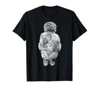 Venus von Willendorf Bodypositive Sculpture Statue Value Graphic T-Shirt, Men, Black, M