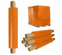 Venuscello® 1 x Orange Streach Cling Film 400mm x 200m 25mu Extended Core