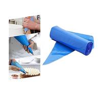 Venuscello® 100 x Blue Icing Piping Savoy Bag 21" Plastic Reusable Non Sticky Cupcake Pastry Cookies Cake Dessert Decorative Easy Grip Comfortable Strong Perfect Baking Professional Kitchen