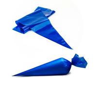 Venuscello® 100 x Blue Icing Piping Savoy Bag 21" Plastic Reusable Thick Non Sticky Cupcake Pastry Cookies Cake Dessert Decorative Easy Grip Comfortable Strong Nonslip Perfect Baking Professional