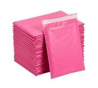 Venuscello® 100 x Pink Polythene Mailing Bags 17 x 22 Inch Self Seal Postal Postage Packaging Shipping Parcel Mailers for Delivery Dispatch