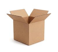 Venuscello® 100 x Single Wall Cardboard Boxes 5 x 5 x 5 Inch Moving Packing Storage Parcel Shipping Cartons for House Removal Ecommerce