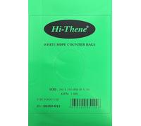 Venuscello® 1000 x Hi-Thene 8x10 Inch White HDPE Polythene Food Bags | Strong Counter Butcher Bags for Sandwiches, Fruits, Vegetables, Takeaway, Freezer & Storage