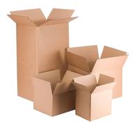 Venuscello® 2 x Double Wall Cardboard Boxes 79cm x 40cm x 71cm Heavy Duty Shipping Posting Box for Packaging Parcel & Moving House - 31" x 16" x 27"