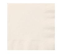 Venuscello 200 x Devon Cream Swantex Paper Napkins Parties Napkins 33cm 2-Ply Disposable Ideal for Birthday, Wedding Catering & Dinner
