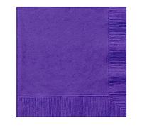 Venuscello 200 x Purple Swantex Paper Napkins Parties Napkins 33cm 2-Ply Disposable Ideal for Birthday, Wedding Catering & Dinner