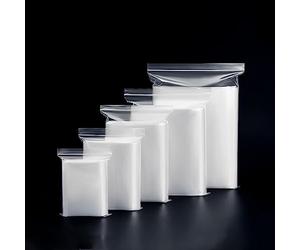 Venuscello® 2000 x Grip Seal Zip Lock Resealable Plastic Bags 5.5" x 5.5" Clear Poly Baggies for Screw Food Candy