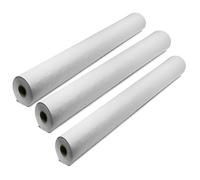 Venuscello 3 x White Banquet Roll 100m x 120cm Paper Banqueting Table Cover for Wedding Buffet Dinner Home Large Disposable Table Paper Cloth