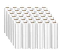 Venuscello 36 Rolls - 500mm x 300m Pallet Wrap - Mega Stretch Shrink Wrap Roll | Clear Non-Extended Core 17mu Cling Film | Waterproof & Tear-Resistant for Secure Industrial Packaging & House Moving