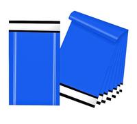 Venuscello® - 50 12x16 Inch Blue Mailing Bags Large Poly Postal Self Seal Envelopes Parcel Shipping Postage for Clothes