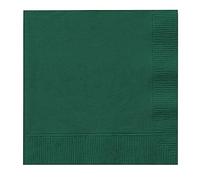 Venuscello 500 x Dark Green Swantex Paper Napkins Parties Napkins 33cm 2-Ply Disposable Ideal for Birthday, Wedding Catering & Dinner