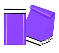 Venuscello® 500 x Polythene Mailing Bags 12" x 16" Purple Postal Postage Packaging Shipping Parcel Mailers for Packing Delivery Package Mail
