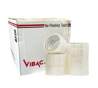 Venuscello 6 Rolls Vibac Clear Parcel Packaging Tape Industrial Purpose Rolls 48mm x 66m Ideal for Cardboard Box Packing House Moving Courier Packaging Heavy Duty Shipping Sellotape