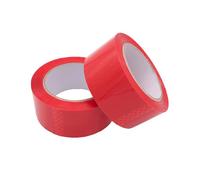 Venuscello® 6 x Parcel Packaging Tape Red 48mm x 66m Strong Packing for Sealing Boxes, Cartons and for Keeping Goods Firmly sealed Transit Sticky Thick
