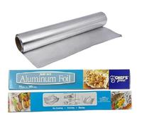 Venuscello® Aluminium Kitchen Foil Roll 300mm 450mm Catering Tin Food Wrap Roll for Cooking Baking Grilling Food Storage Strong Tear Resistant Foil (1, 300mm x 75m, 12")