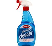 Venuscello Blue Star Winter De-Icer Trigger Spray 500ml Fast Acting Ice Remover for Car Windscreens Windows Mirrors and Locks Ready to Use Winter Driving Safety Spray