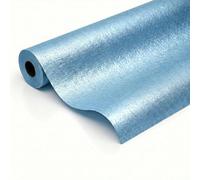 Venuscello® Embossed Paper Banquet Roll 8m x 1.2m Disposable Eco-Friendly Water & Tear-Resistant Tablecloth For Table Cover Wedding Birthday Parties Catering Restaurant (Sky Blue)