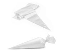 Venuscello® Icing Piping Savoy Bag 21" Plastic Reusable Sticky Cupcake Pastry Cookies Cake Dessert Decorative Easy Grip Comfortable Strong Perfect Baking Professional Kitchen (20, Clear)