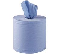 Venuscello® Tork Centre Feed Embossed 2 Ply Blue Tissue Paper Roll - Jumbo Kitchen Rolls for Home Office and Bathroom (Pack of 6)