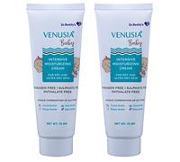 VENUSIA Dr. Reddy's Baby Intensive Moisturizing Cream | Safe, Hydrating and Gentle | Goodness of Shea, Aloe, Cocoa and Mango Butters | Soothes Baby Skin | 75G (Pack of 2)