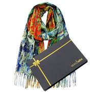 VENVSBEE Van Gogh Scarf for Women, Great Gift, Reversible, Soft, Cashmere Feel, Pashmina, in Gift Box, L