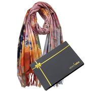 VENVSBEE Van Gogh Scarves Art Scarf for Women Best Gift Reversible Soft Cashmere Feel Shawl Wrap Pashmina Rave in Gift Box, 16 Pandora, Large